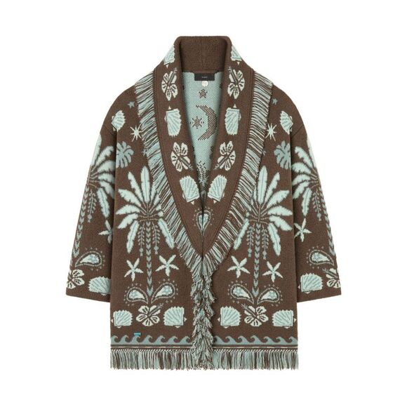 ALANUI Sweaters - Alanui Women Echoes Of The Island Wool And Cotton Cardigan